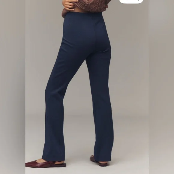 NWT Anthropologie Maeve Navy Trousers - Picture 2 of 4